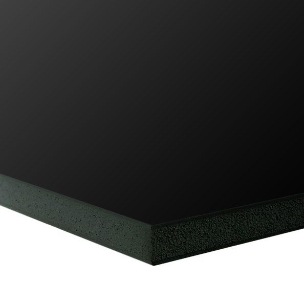 Solid Black Foam Board [Black, 3/16" - 48" X 96"] 25 /Box