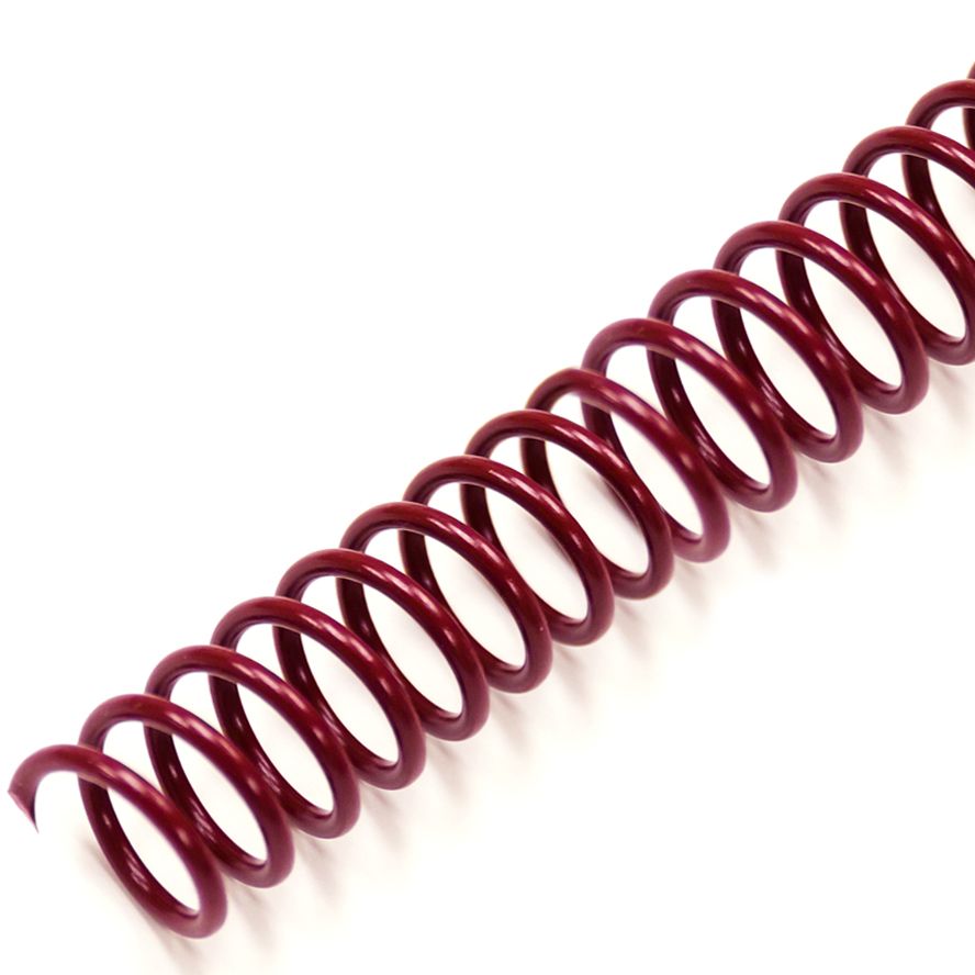 5:1 Maroon 36" Spiral Plastic Coils
