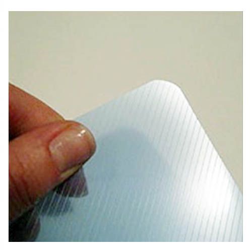 8.75" x 11.25" Clear Poly Stripe Covers