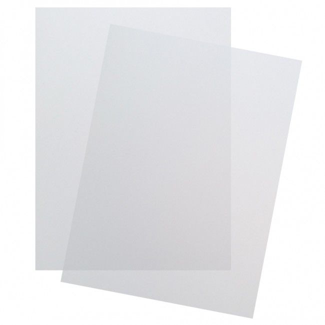 Poly Covers [300 Micron / 12 mil, Clear Matte/Frost, Round Corner, 8-3/4" x 11-1/4" (222 x 286 mm)] 100 /Pack