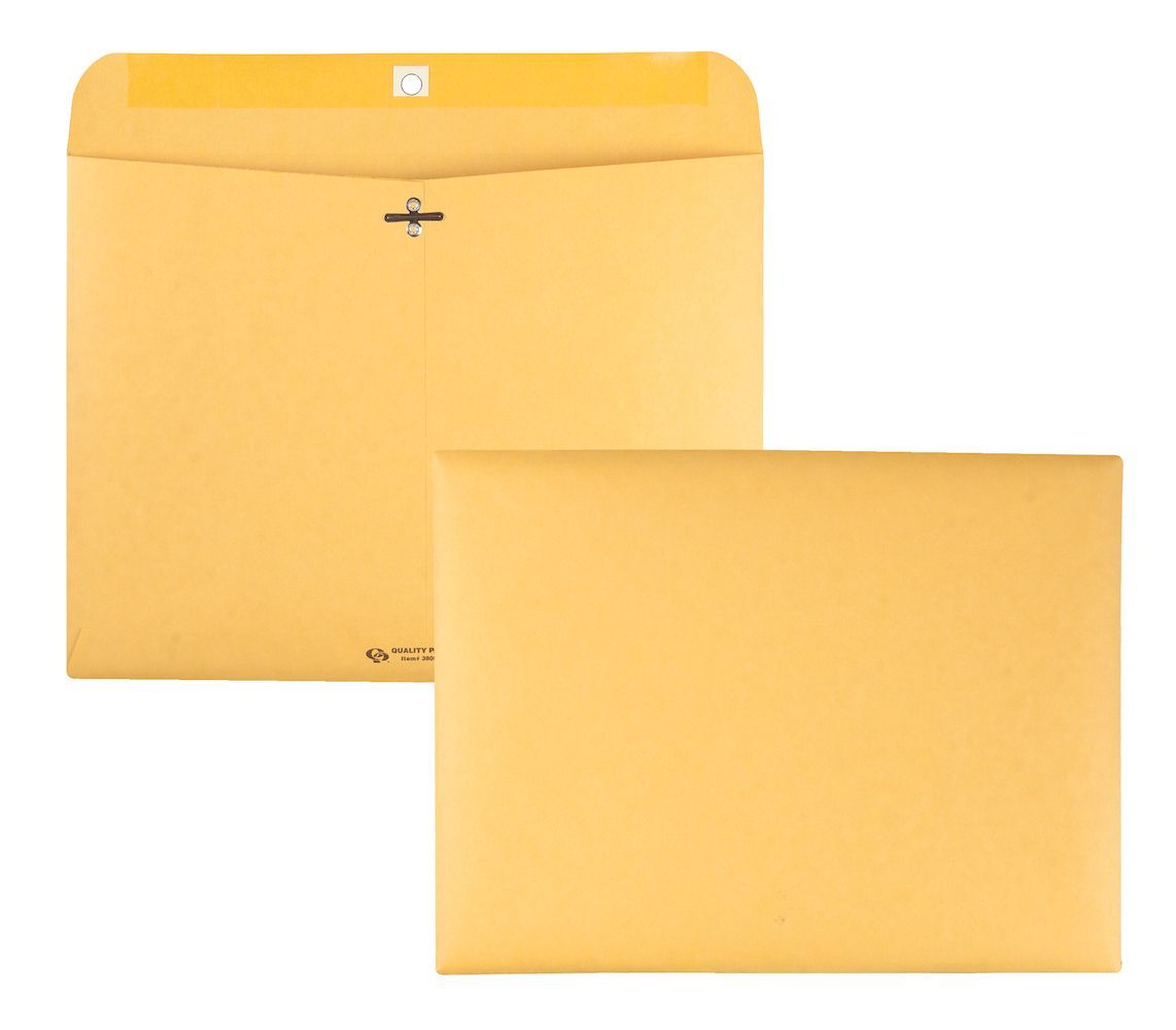 Quality Park® RediFile 10" x 12" Clasp Envelopes [Gummed Closure