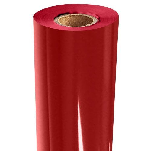 Fusing Foil [Gloss Pigment, Red, 8" X 100', 1/2" Core, P series] 1 /Roll