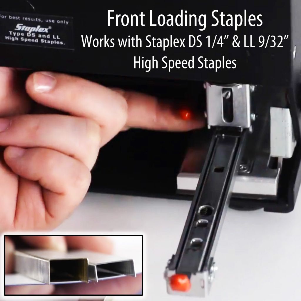 Staplex S620NHL DoubleHeaded Commercial Electric Stapler Made in USA