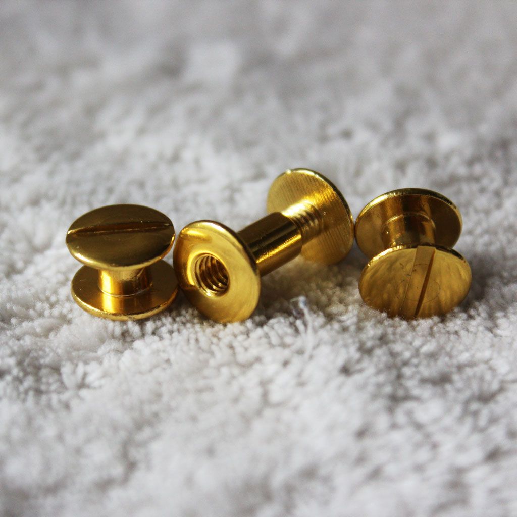 1/8" Gold Aluminum Screw Posts - Buy101