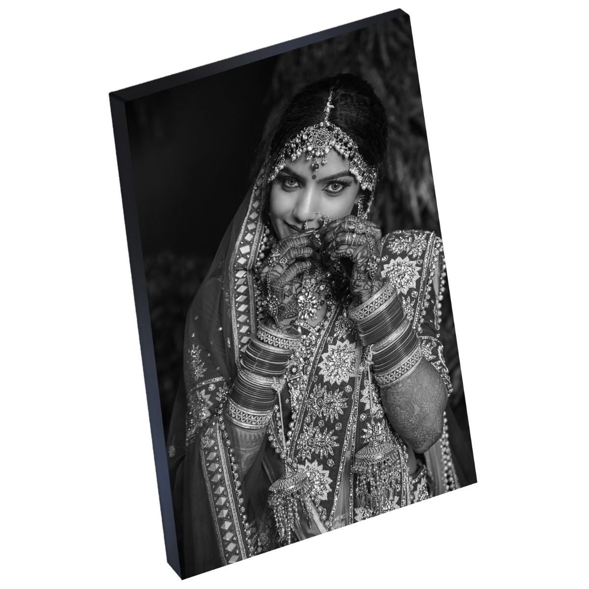 Silver Linings Photo Mounting Frame [Self-Adhesive, Black Wood, 12"x18"] 10 /Box