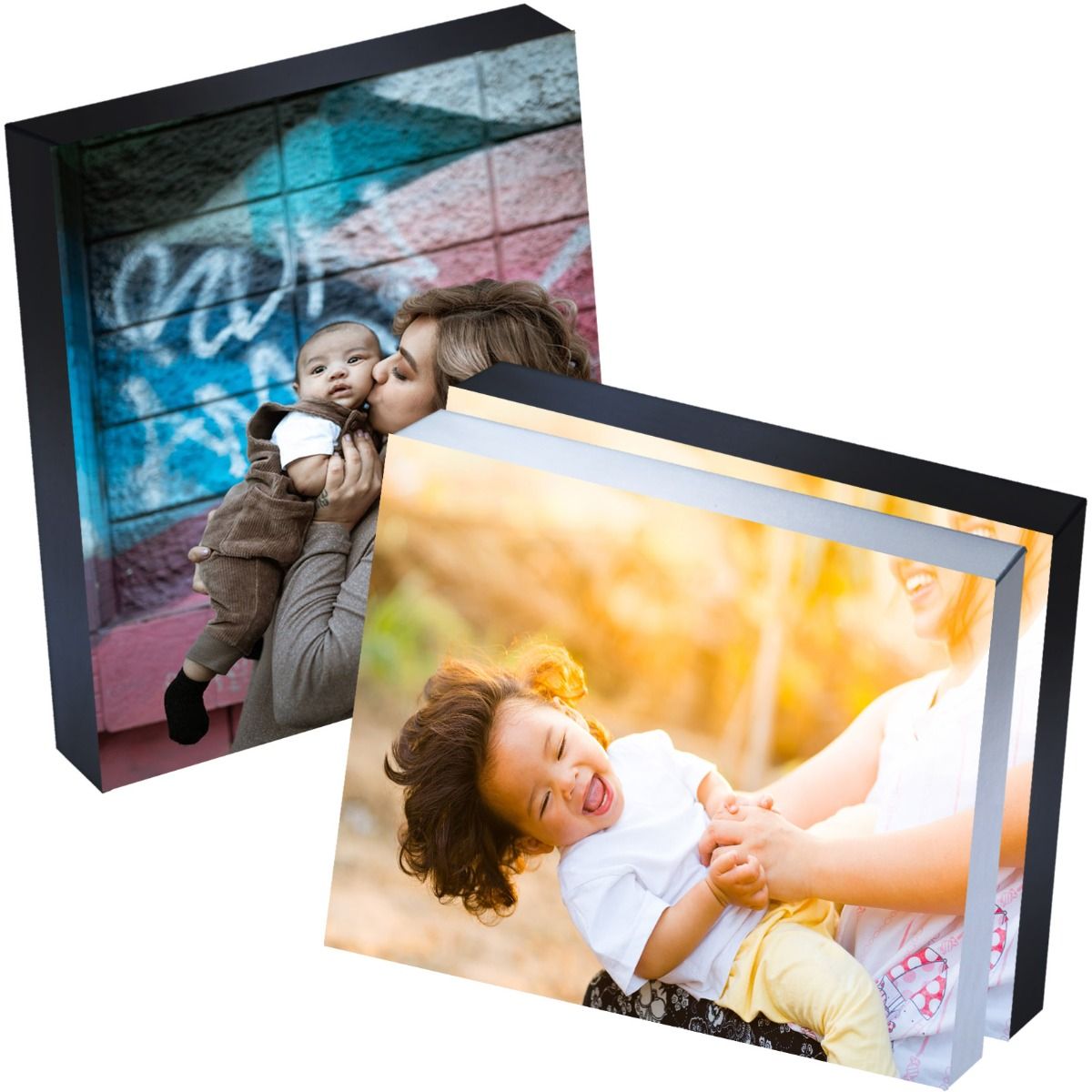 8" x 10" Silver Linings™ Peel-and-Stick Photo Block Frames, Choose from Silver, Gray, or Black Edge