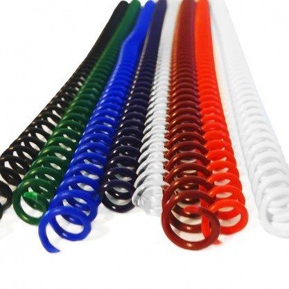 4:1 Pitch Spiral Plastic Coil 36" Long [15 mm (19/32"), Clear](100/Box) Item#344115CLEA Image 1