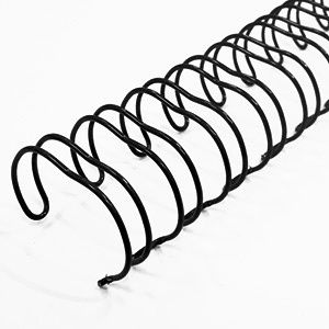 Black Spiral-O 19-Loop Wire Combs