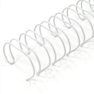 White Spiral-O 19-Loop Wire Binding Combs