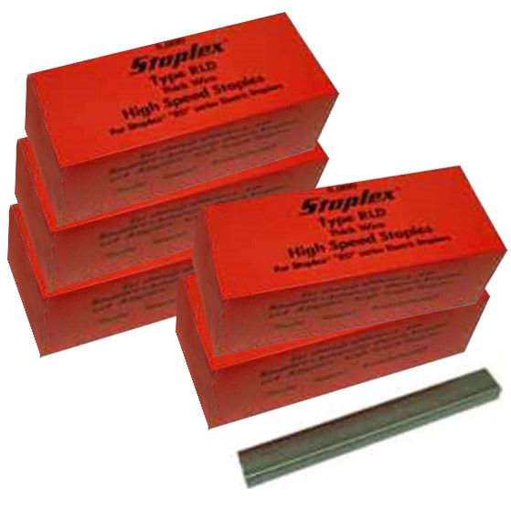 Staplex Type RLD High Speed Staples-5000/box, 5 boxes/pack [9/32"] 1 /Pack