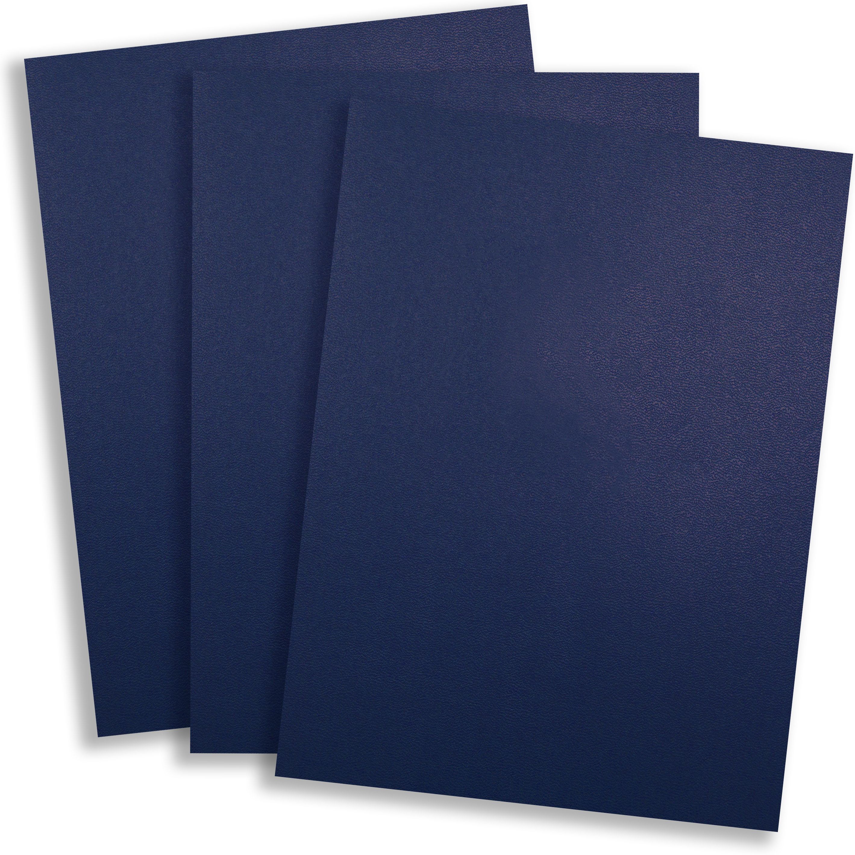 Royal Blue/Navy 11" x 17", Vinyl Report Covers [No Window, Square Corners, Unpunched] (100 Covers / Box) 