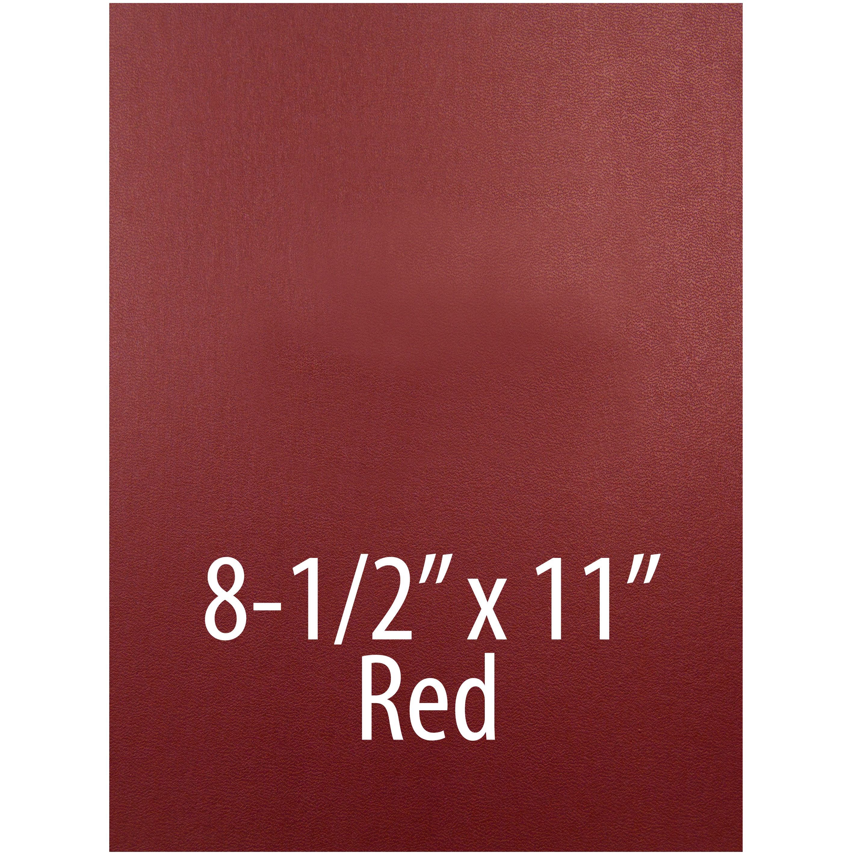 206 Composition Cover [No Window, Square Corner, Red, Unpunched, 8-1/2" X 11"] 100 /Pack (Discontinued)