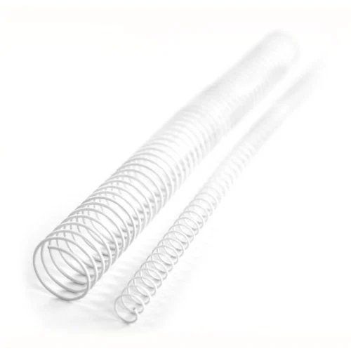 4:1 White Metal Spiral Binding Coils